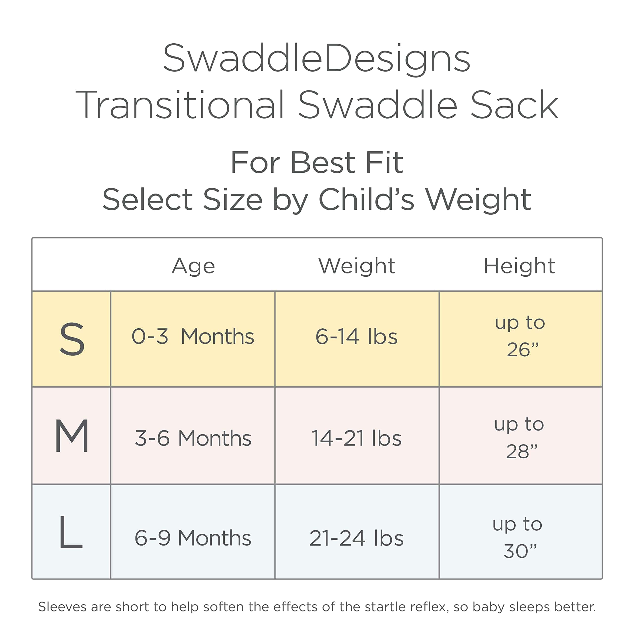 Saco de transición SwaddleDesigns con mangas -Heathered Butt - Imagen 7