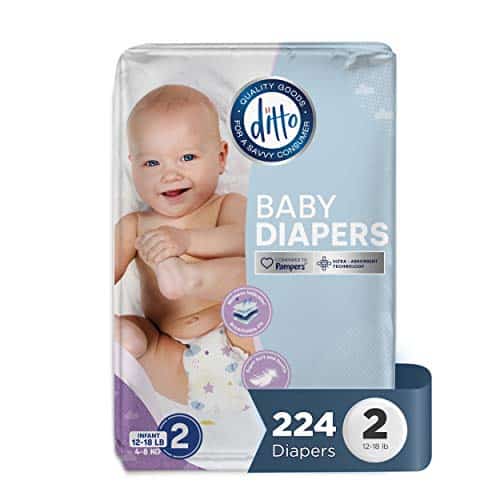Pañales para Bebés Ditto Talla 2 (224 unidades) – Pañales