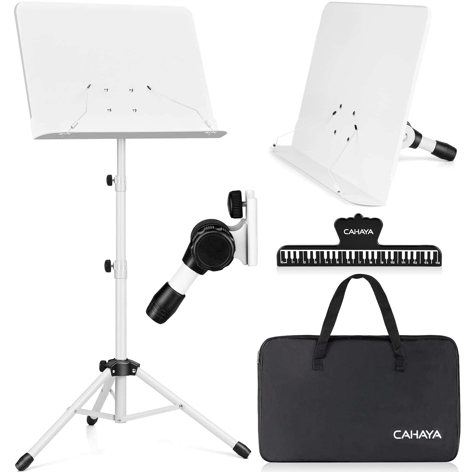 CAHAYA Stand de Partituras y Soporte de Escritorio para