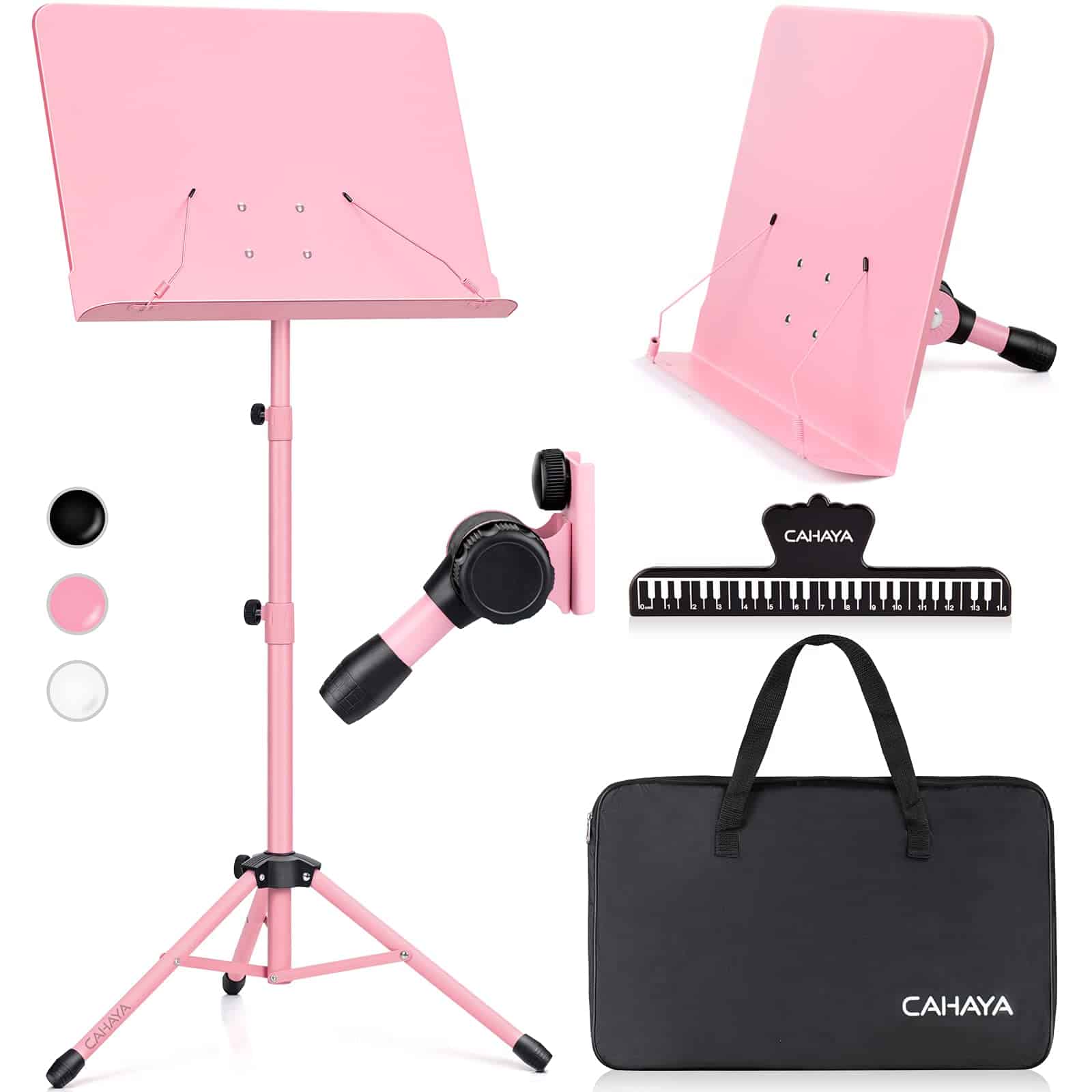 CAHAYA Soporte de Partituras y Soporte de Mesa con Respaldo