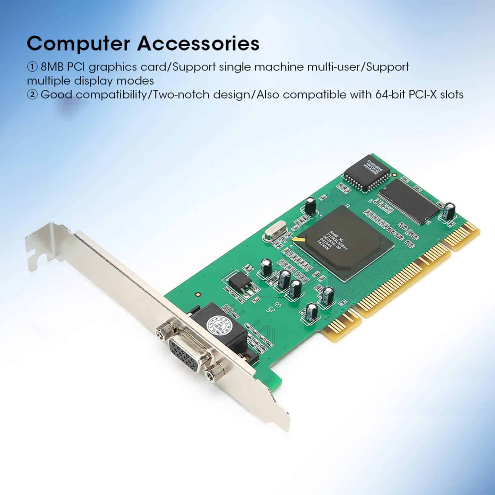 Tarjeta gráfica de 8MB VGA PCI 32Bit para Servidor, - Image 4