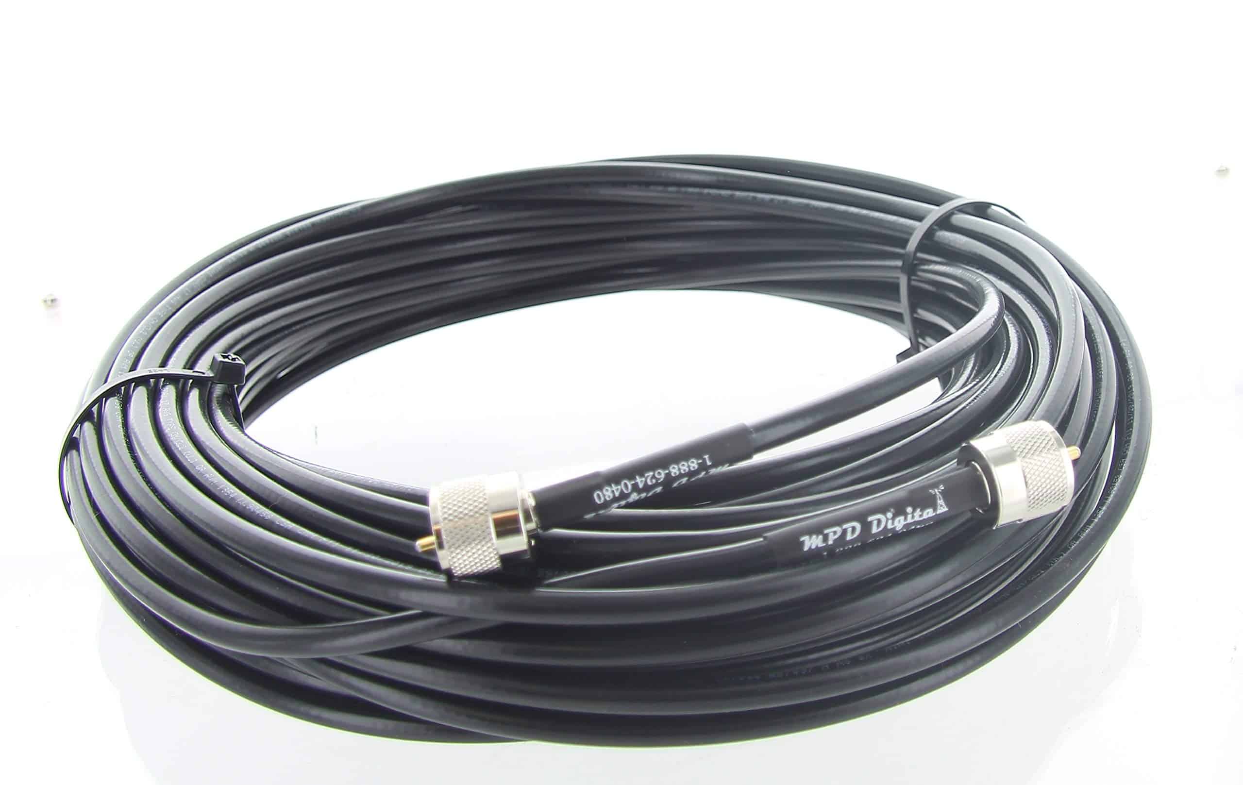 Cable Coaxial RG-8X Negro de 50 Ohmios Fabricado en EE. UU. - Imagen 3