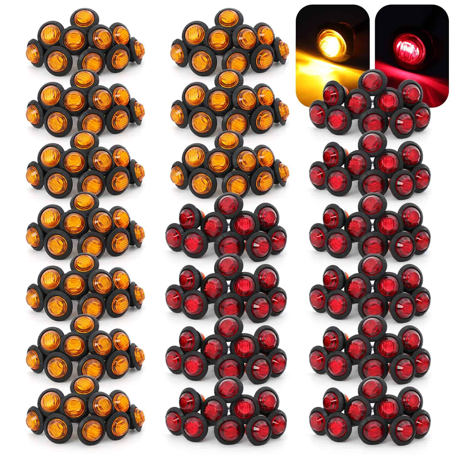 Juegos Grandes de Luces Marcadoras Laterales de 3/4