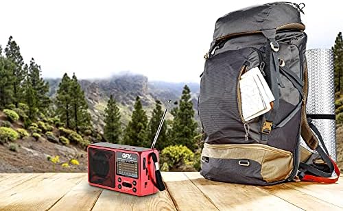 Radio QFX R 37 Bluetooth Solar Con Linterna LED -Rojo - Image 3