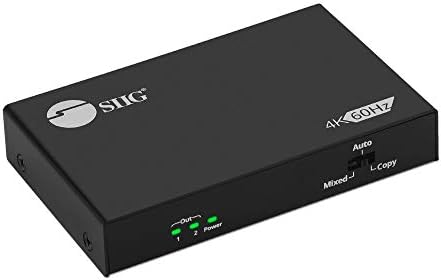 Reducción de escala de video inteligente SIIG 1x2 HDMI 2.0