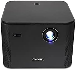 Proyector De Video MIROIR Portable 1080P 1000 Lumens -Negro