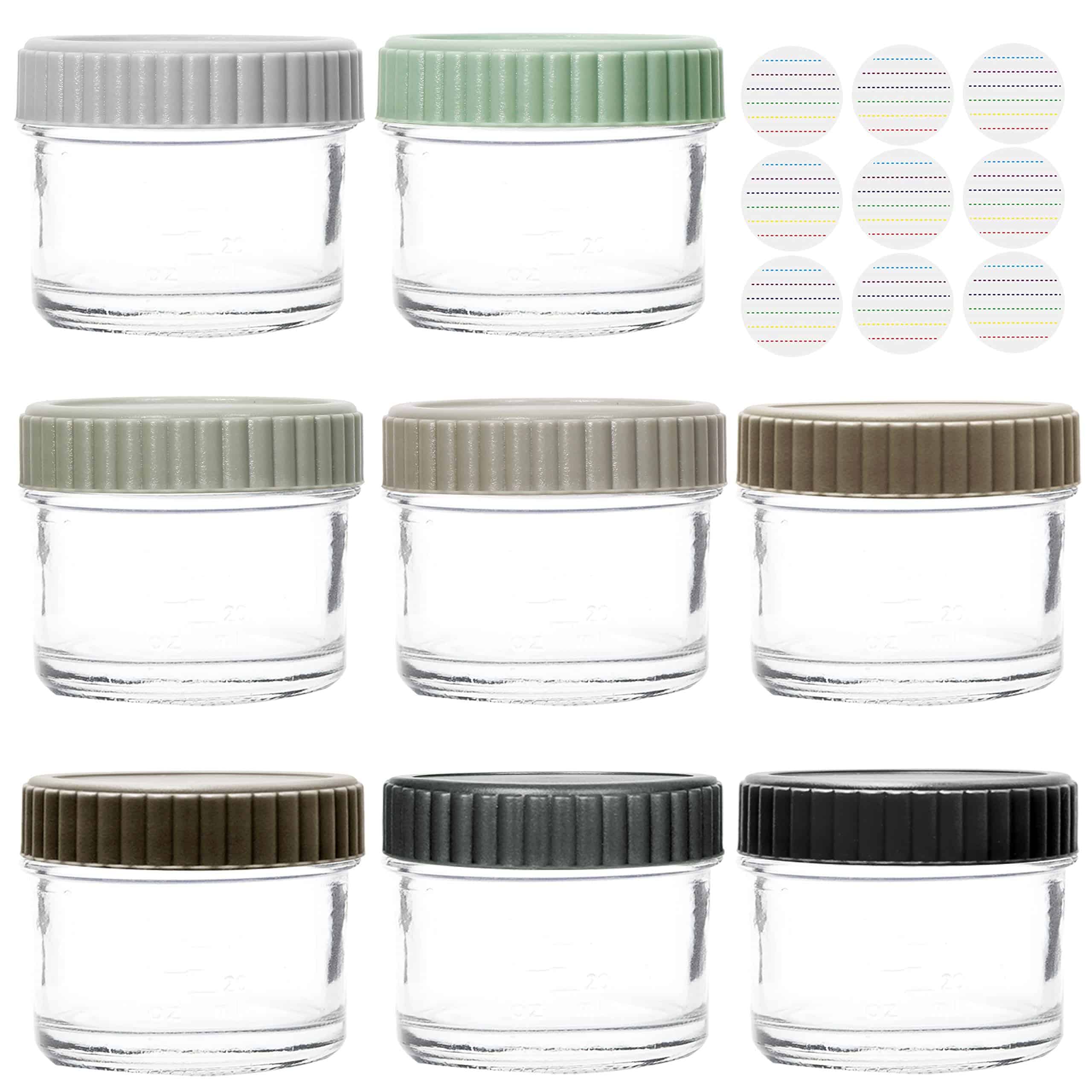 Youngever Glass Baby Food Storage, 4 Ounce -
