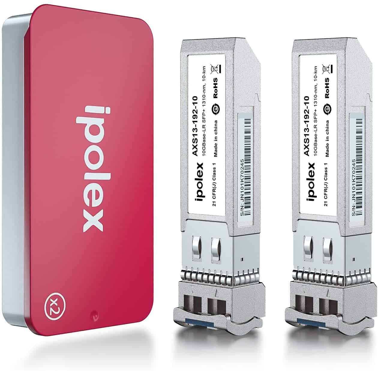 Transceptor Multi modo SFP Ipolex para Cisco SFP-10G-LR 2Pzs