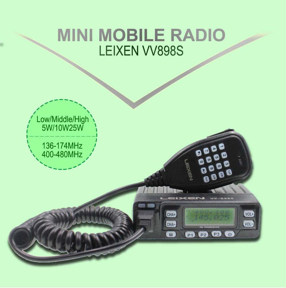 Radio Móvil para Coche Leixen VV-898S UHF VHF 25W 2 Vías - Image 3