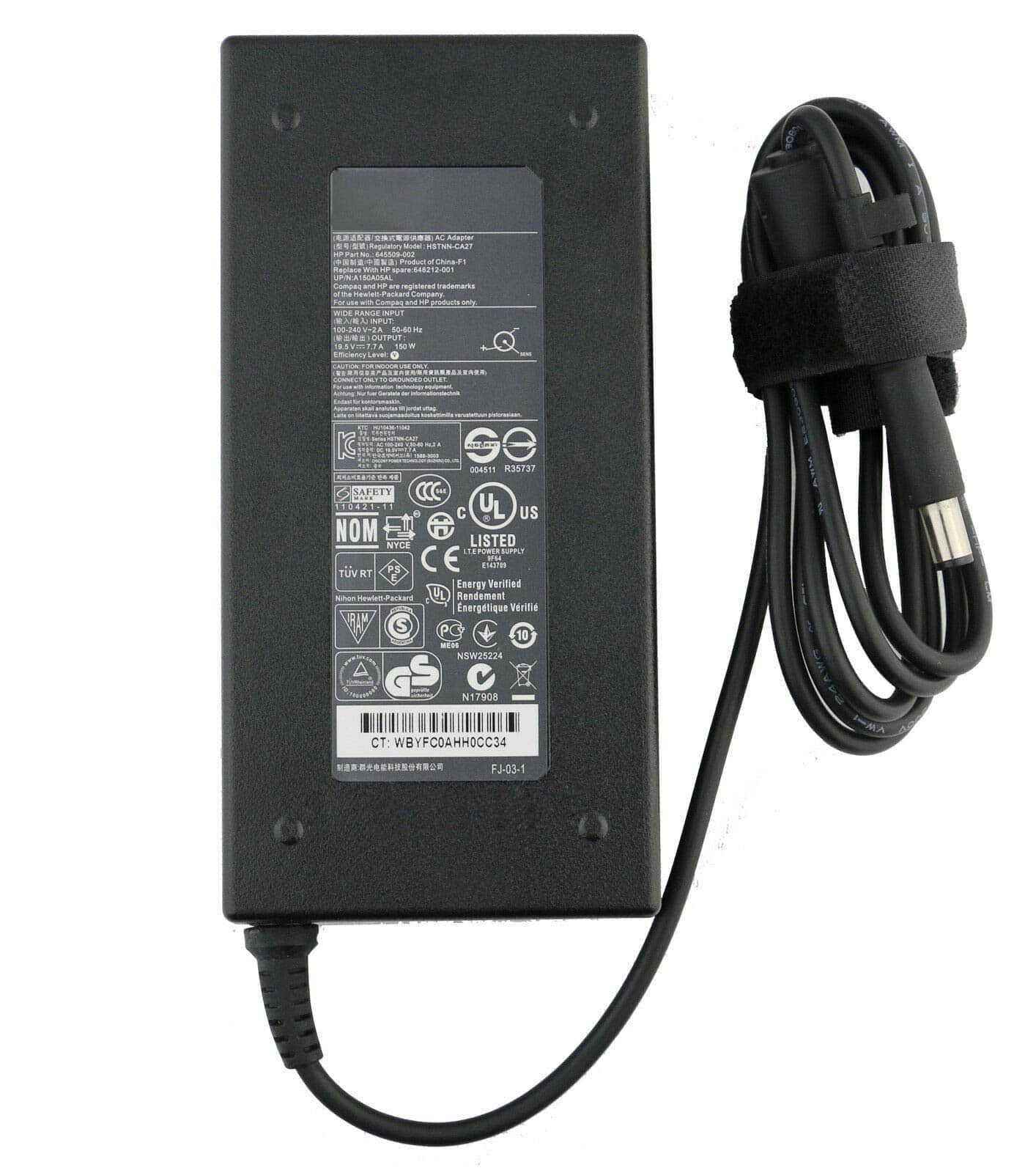 Adaptador de CA 150W 19.5V 7.7A para HP HSTNN-CA27