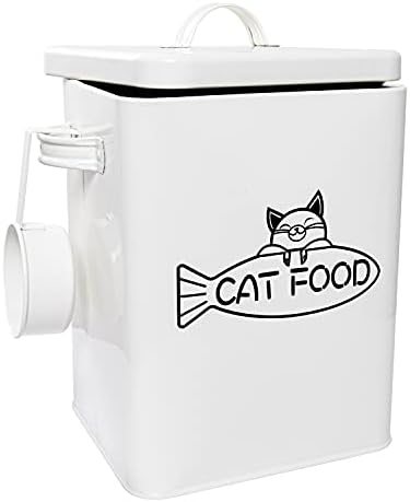 Contenedor Alimentos Mascotas Vumdua Con Tapa Y Cuchara B