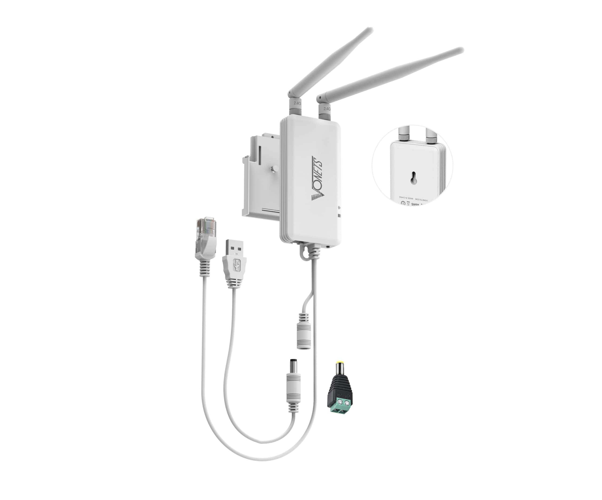 VONETS Industrial 2.4GHz Puente WiFi Ethernet Repetidor