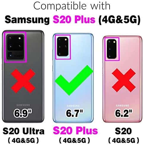 Funda c/Tarjetero Asuwish para Samsung Galaxy S20+ -Celeste - Imagen 3