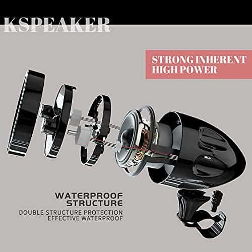 Altavoces para motocicleta KSPEAKER Bluetooth -Negro - Image 6