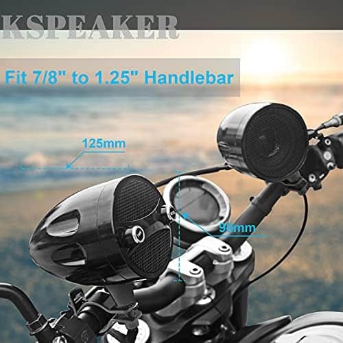 Altavoces para motocicleta KSPEAKER Bluetooth -Negro - Image 3
