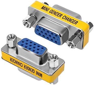 Acoplador VGA ENUODA 2 piezas de 15 pines hembra a hembra