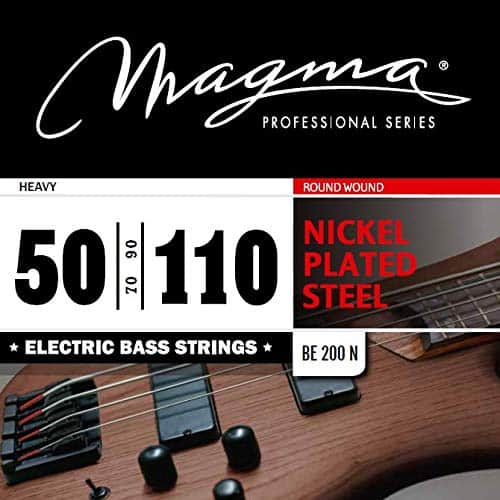 Cuerdas de Bajo Eléctrico Pesadas Magma - Acero Niquelado,