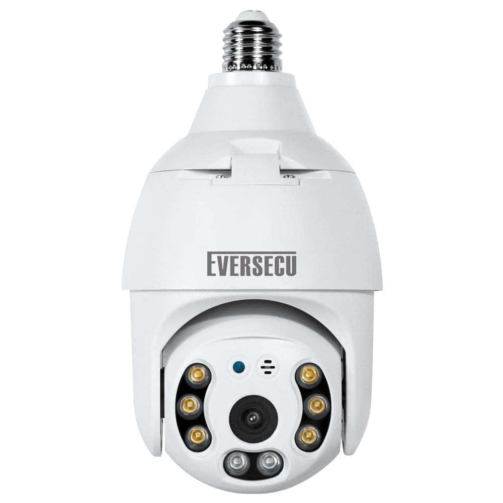 Cámara de seguridad de bombilla EVERSECU 2K 4MP, exterior