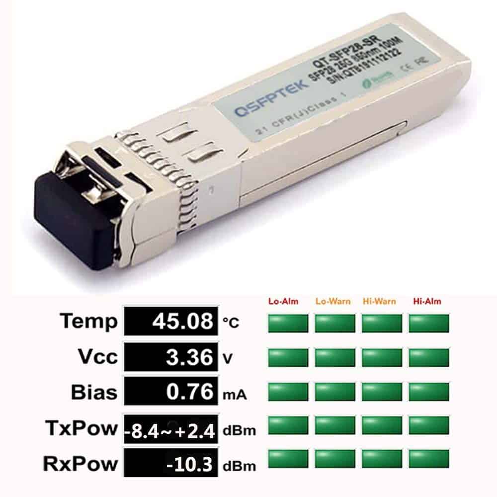 Módulo Qsfptek 25gbase-sr Sfp28, Transceptor Óptico 25g - Image 3