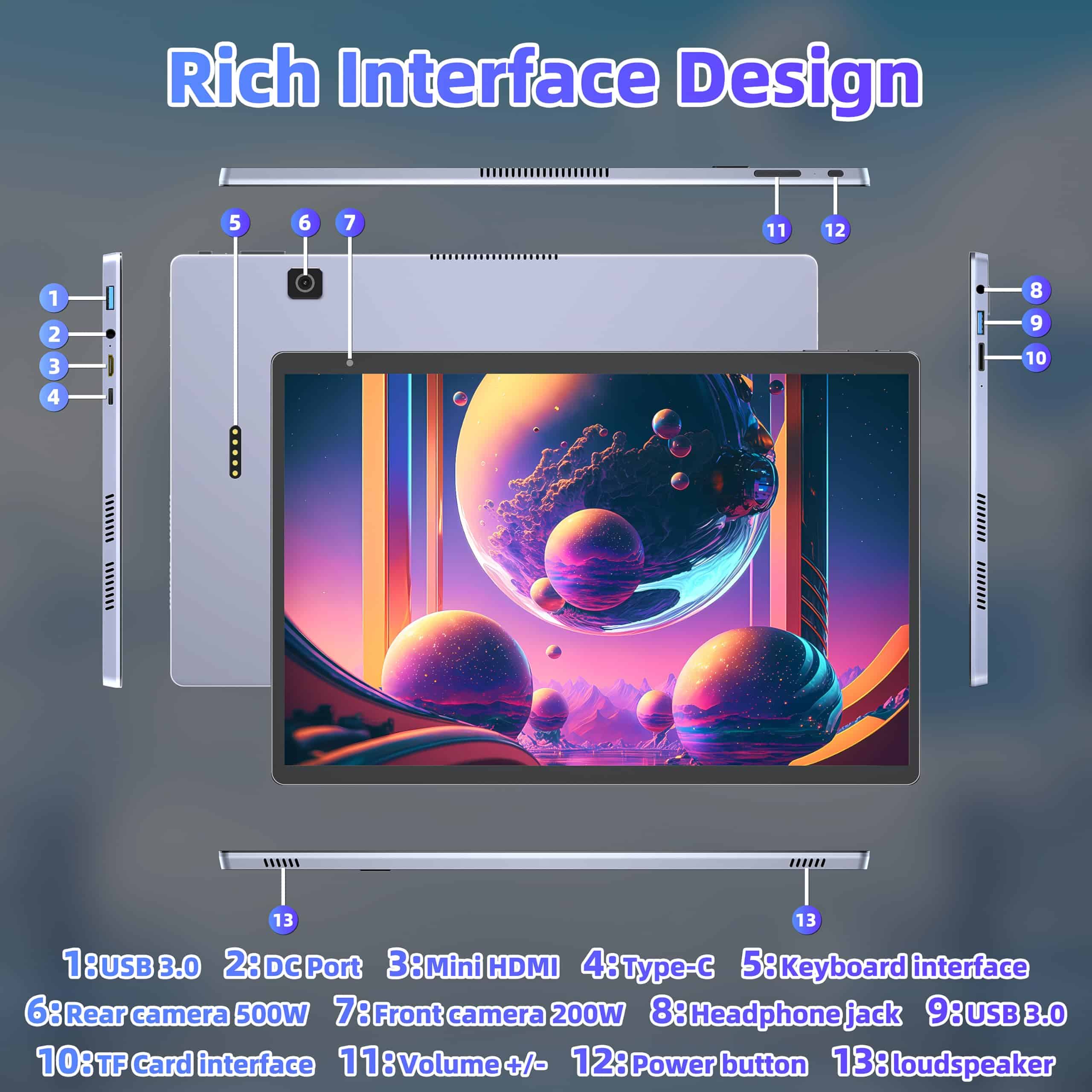 Laptop Rumtuk HJC 12 14" Intel N95 16GB 1TB SSD Win 11 Pro - Image 10