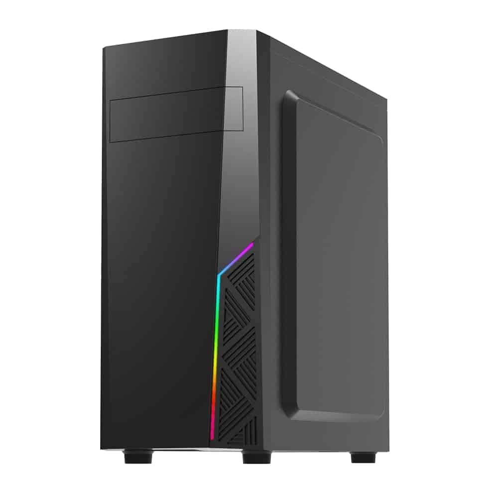 Carcasa de PC Zalman torre mediana T8 ATX tira RGB Spectrum