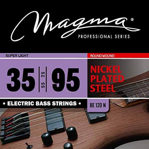 Cuerdas de Bajo Eléctrico Magma Super Light - Níquel de