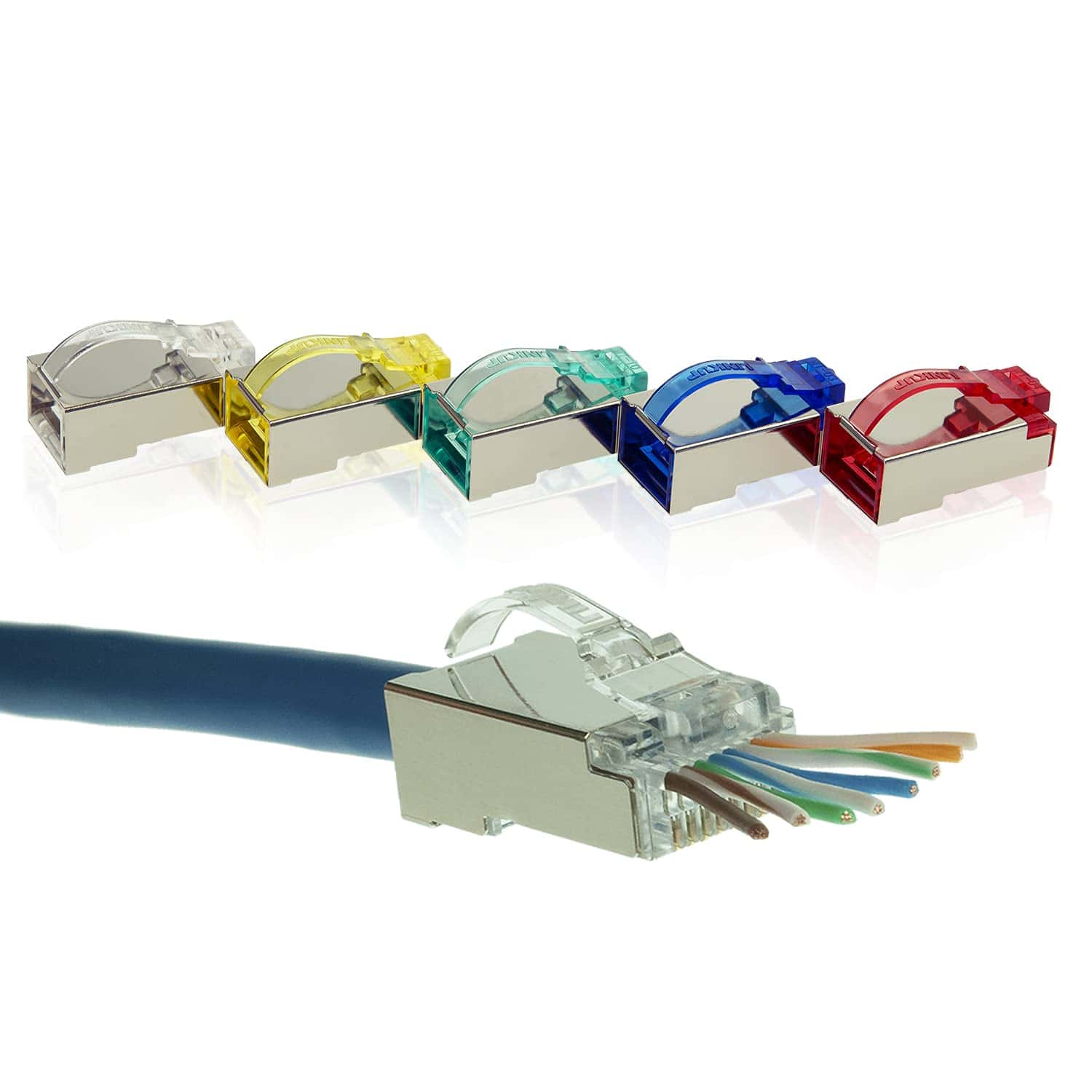 Conectores Rj45 Cat6 Stp Snagless Linkup - [5 Colores] |