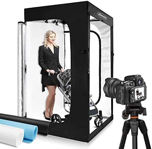 Caja de Luz para Fotografia ZKEEZM Plegable 32 x 32" -Negro
