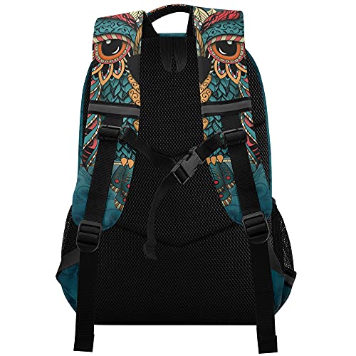 Mochila ALAZA Buho Étnico 15.6'' Poliéster Durable -Verde - Image 3