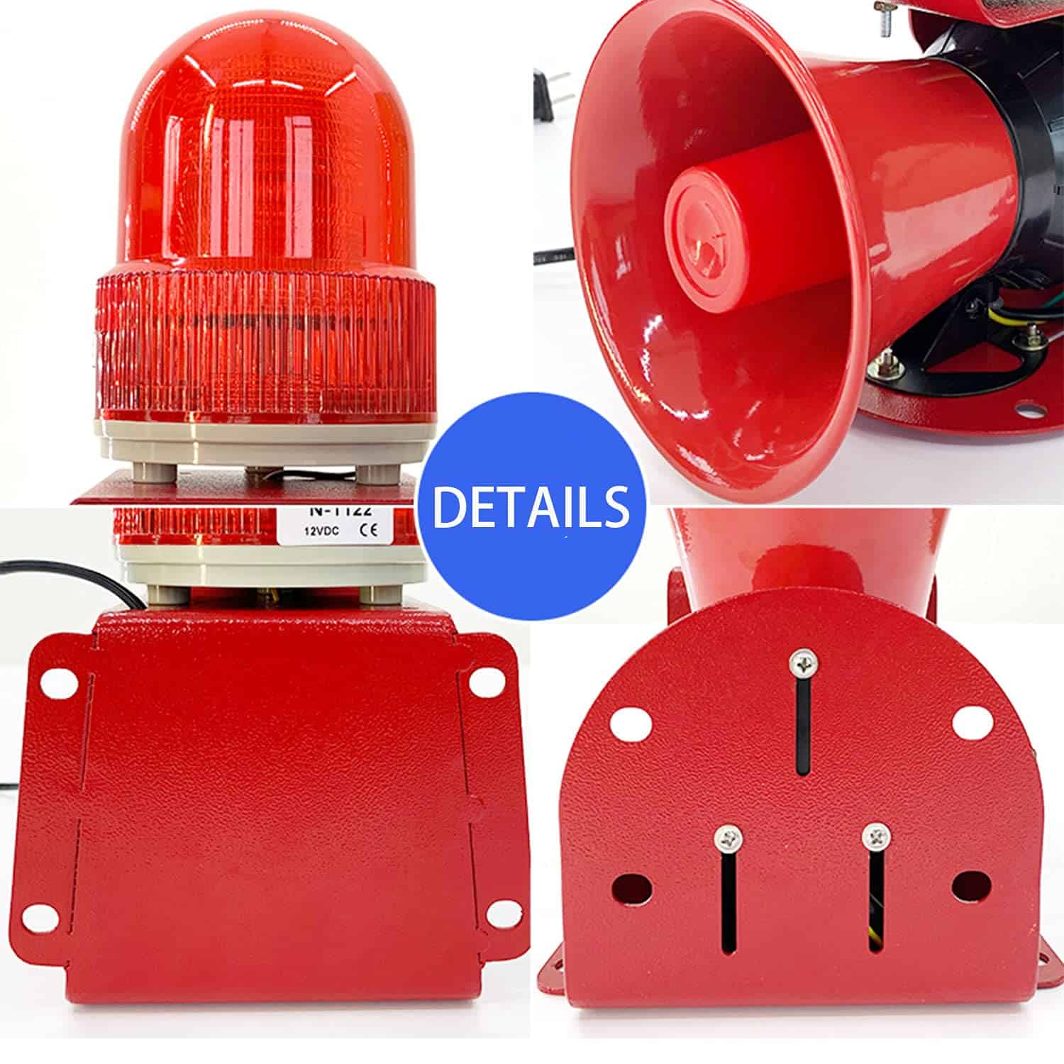 Sirena Industrial de Alarma Volumen 110db Sonido de Alarma - Image 4