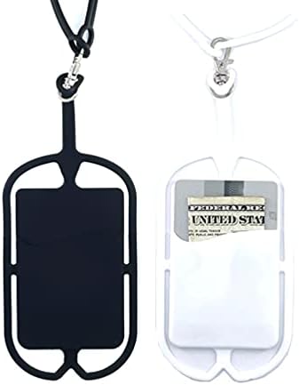 Funda para celular CalorMixs de silicona con correa -Negro