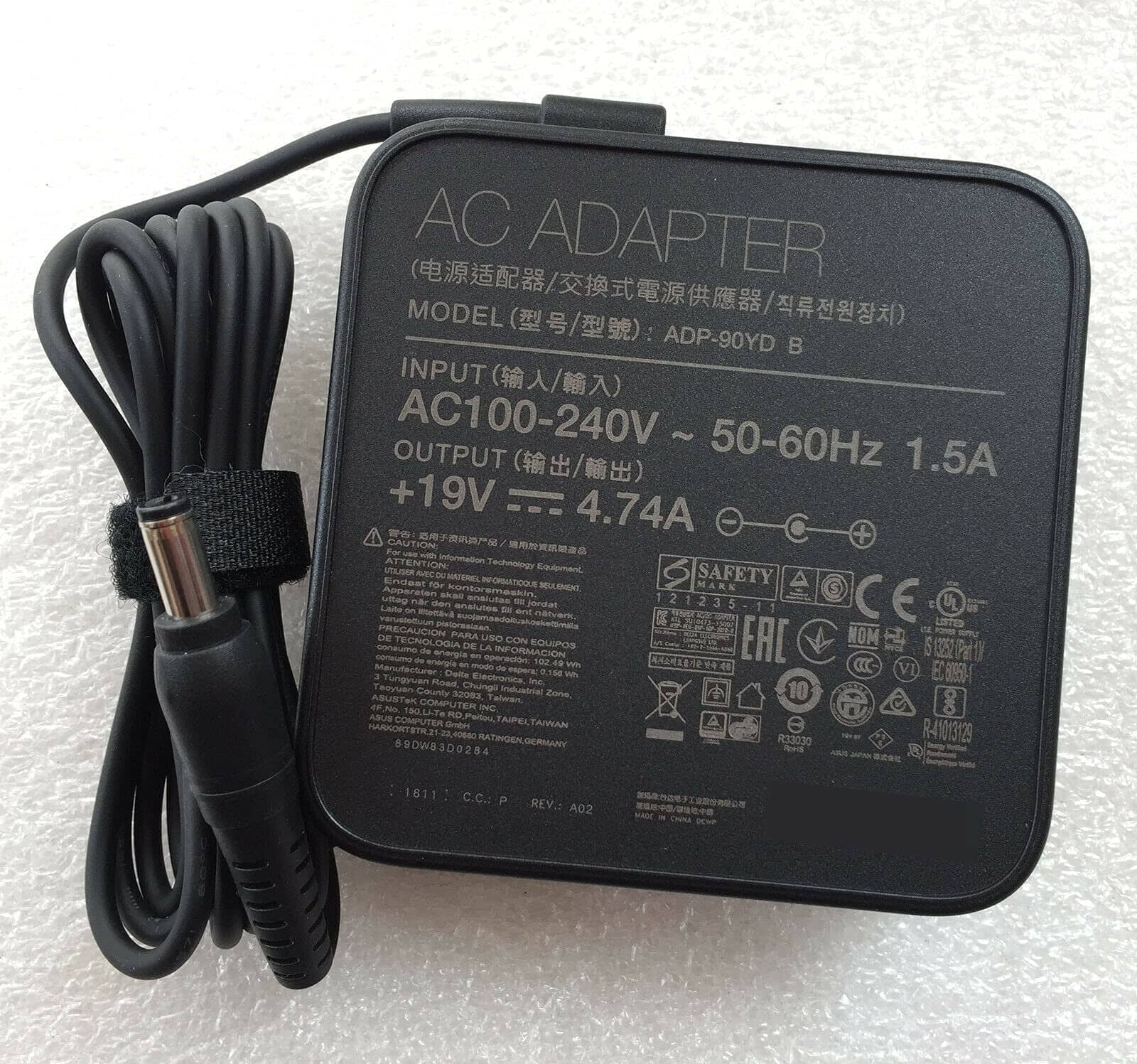 19V 4.74A 90W ADP-90YD B Cargador de Adaptador de Corriente