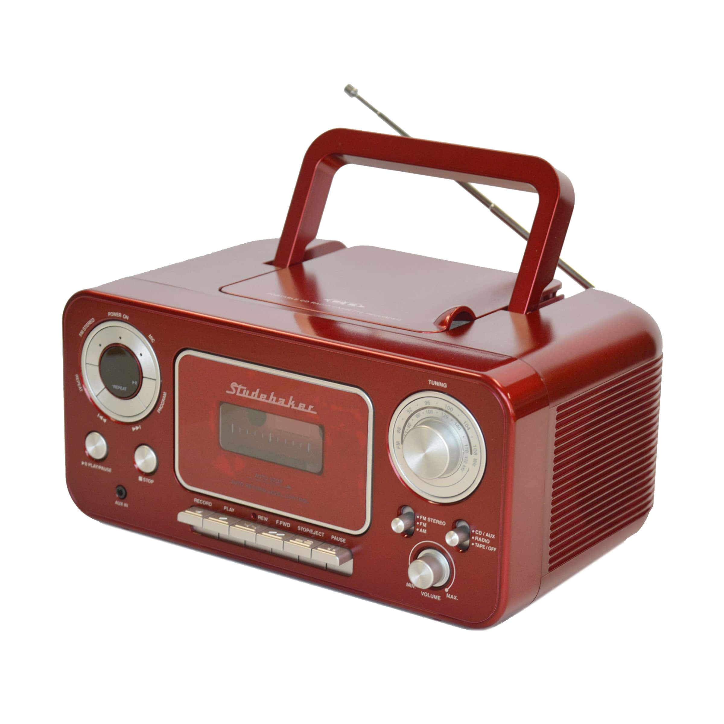 Reproductor de CD Estéreo Portátil Studebaker SB2135RS con
