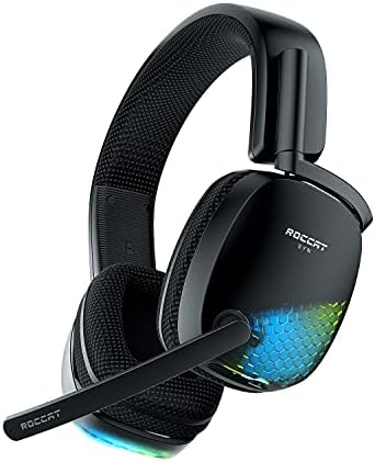 Audífonos ROCCAT Syn Pro Air RGB Gamer Inalámbricos -Negro