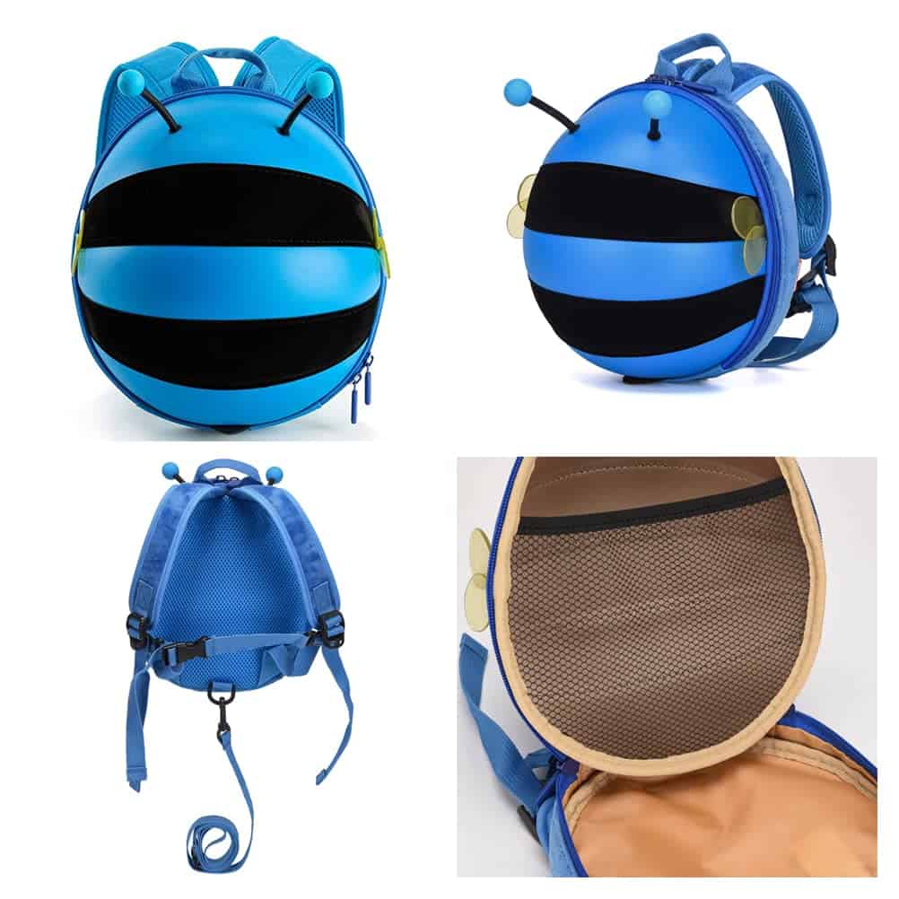 Mochila con correa para niños pequeños, Mochila de abeja - Imagen 5
