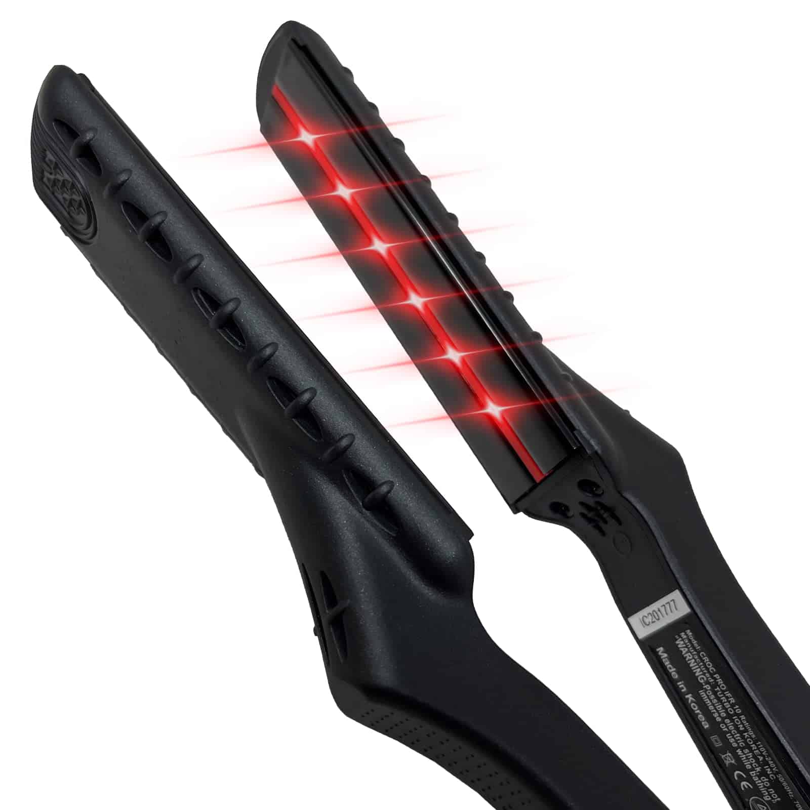 Plancha para el cabello de Titanio Negro Infrarrojo CROC - Imagen 8
