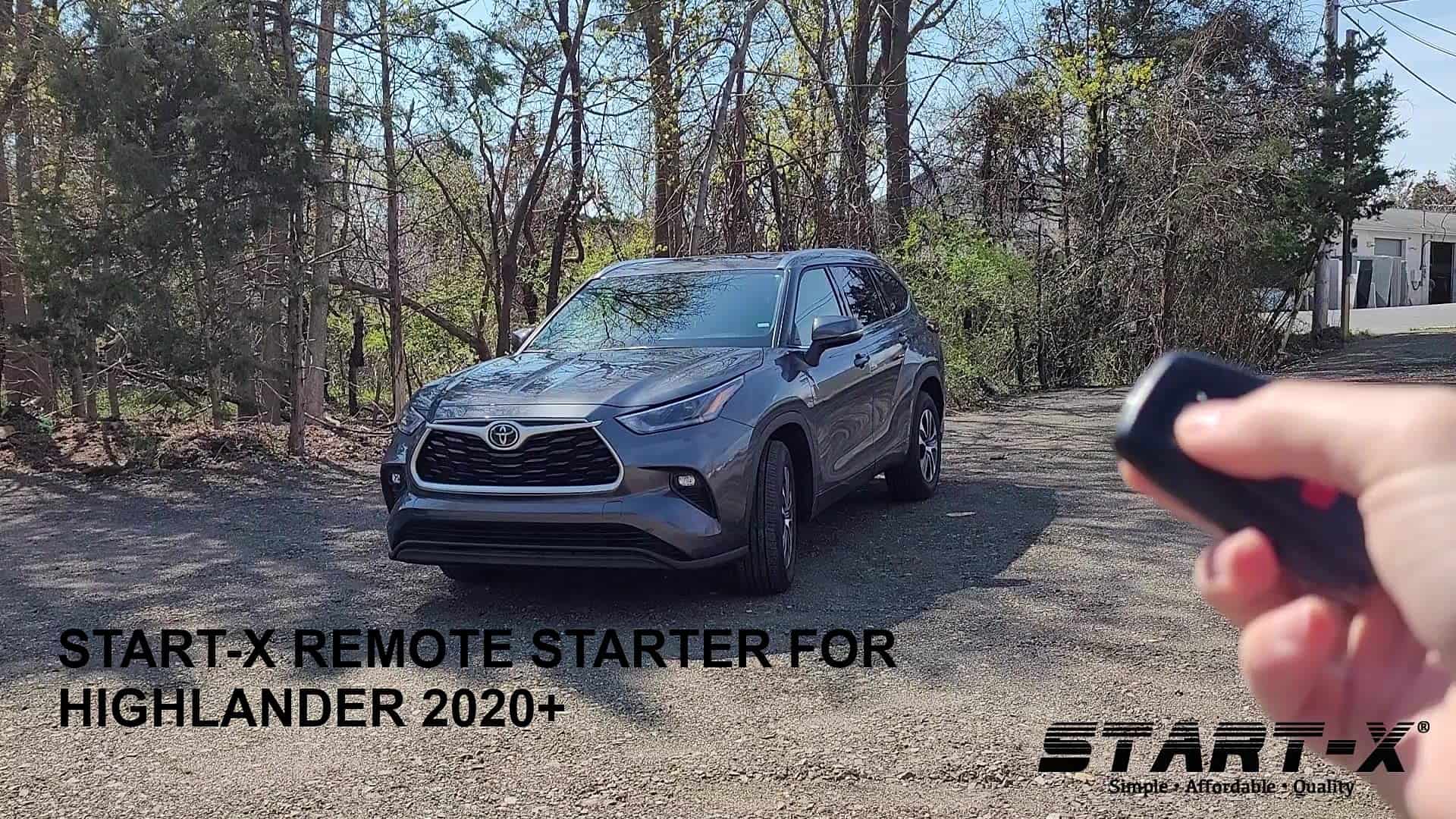 Arrancador Remoto Start-X para Toyota Highlander 2020-2021