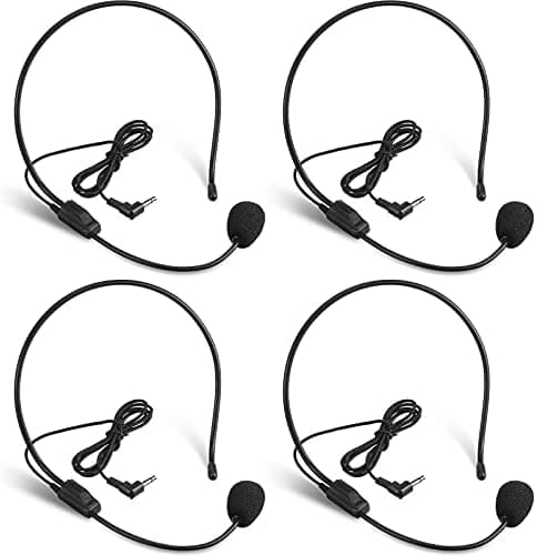 Microfono Boao 4 Pzs Para Auriculares Amplificador de Voz