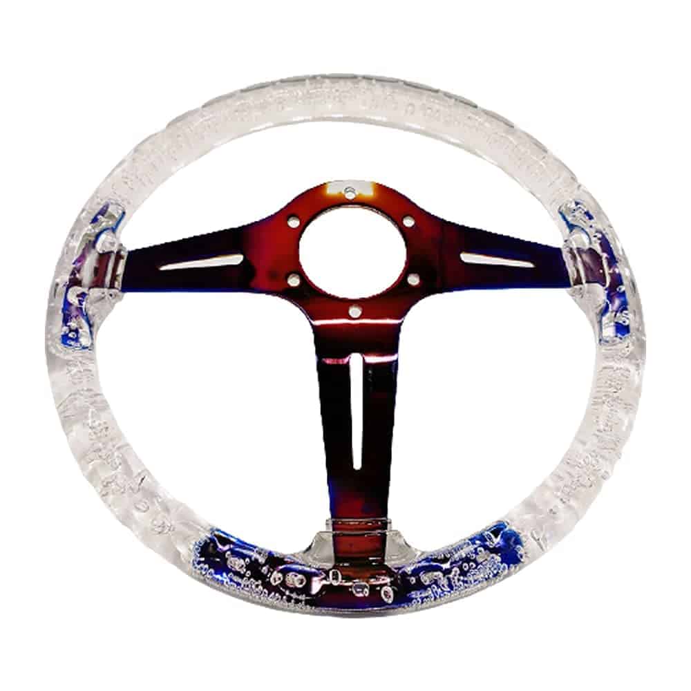 Volante de Carreras de Acrílico de 14 pulgadas con 6 Pernos - Image 9