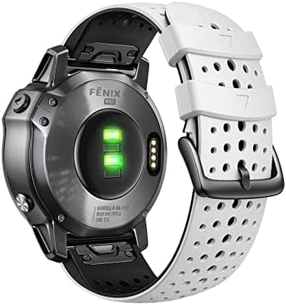 Correa de Silicón NotoCity para Reloj Garmin de 46mm -Verde