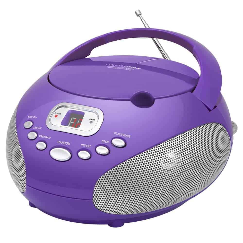 HANNLOMAX HX-319CD Boombox Portátil, Radio AM/FM, Pantalla