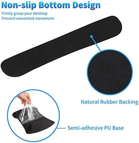 MousePad BREIDMKFM Soporte Muñeca 3 piezas Gel -Azul - Imagen 7