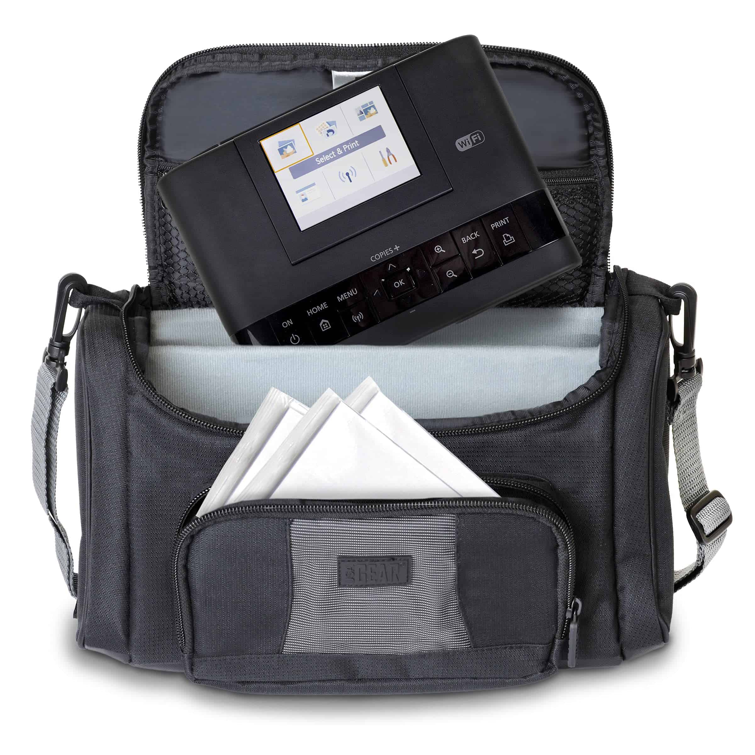 Estuche porta impresora fotográfica portátil USA Gear -