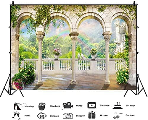 Fondo de fotografía de paisaje DORCEV 15x10ft Puerta - Image 3