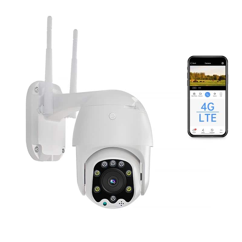 Cámara Celular SECUEYE 4MP 3G/4G vSIM Pan/Tilt/Zoom