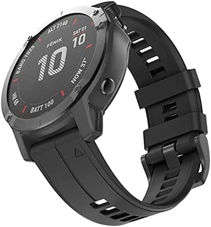 Correa OVERSTEP Compatible Con Garmin Fenix 5X -Negro