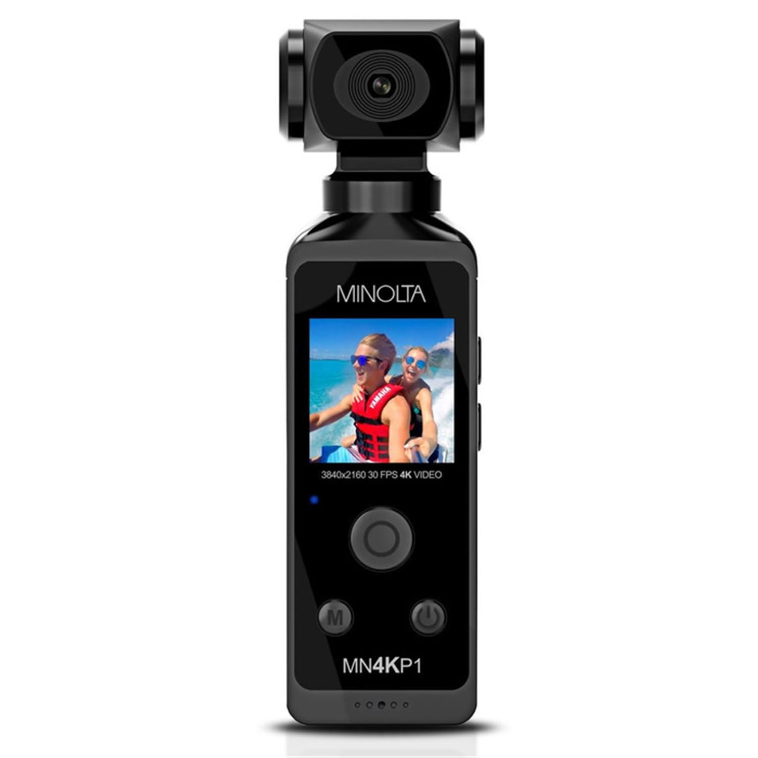 Cámara de video de bolsillo Minolta 4K Ultra HD WiFi -