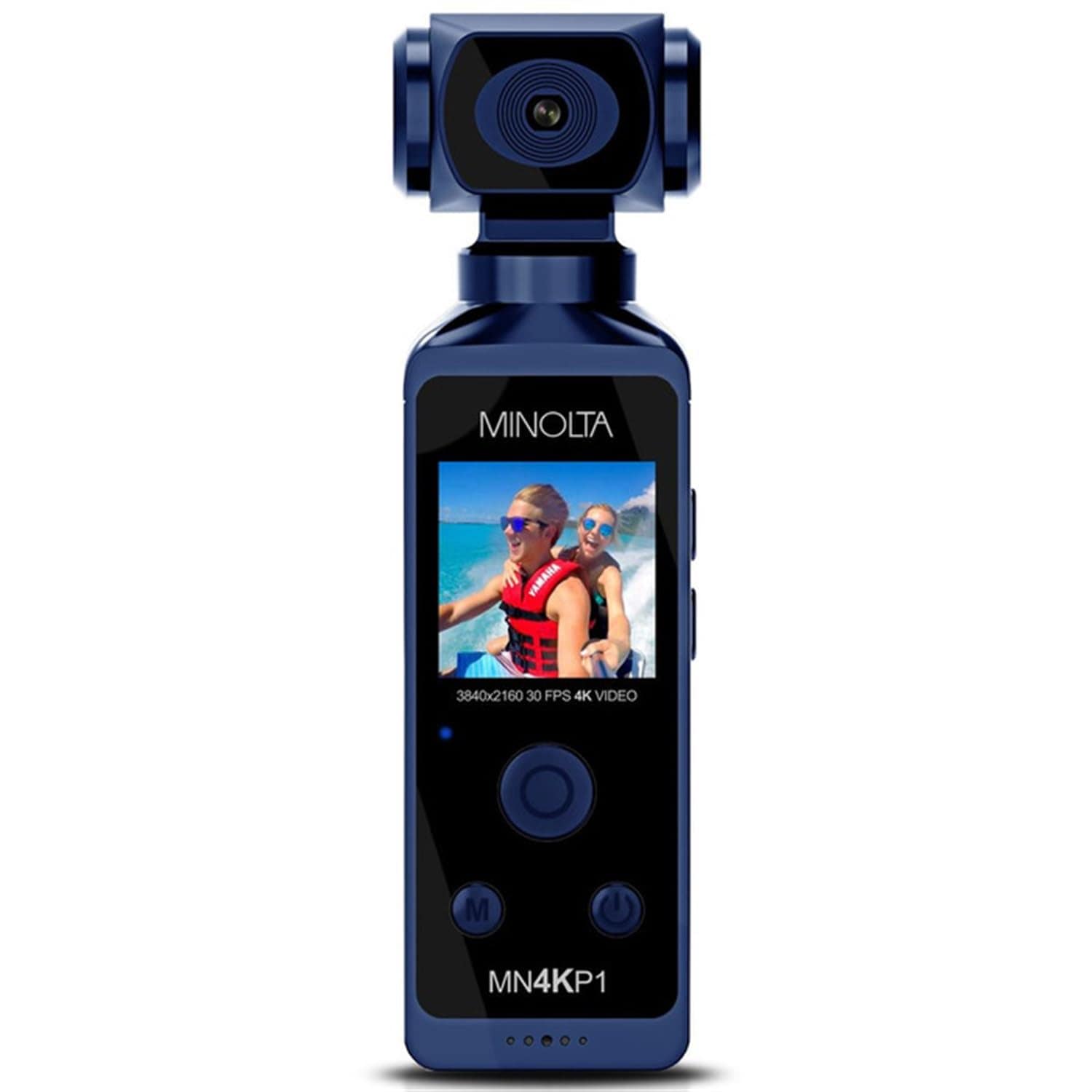 Minolta 4K Ultra HD Pocket Camcorder - Cámara de Acción con