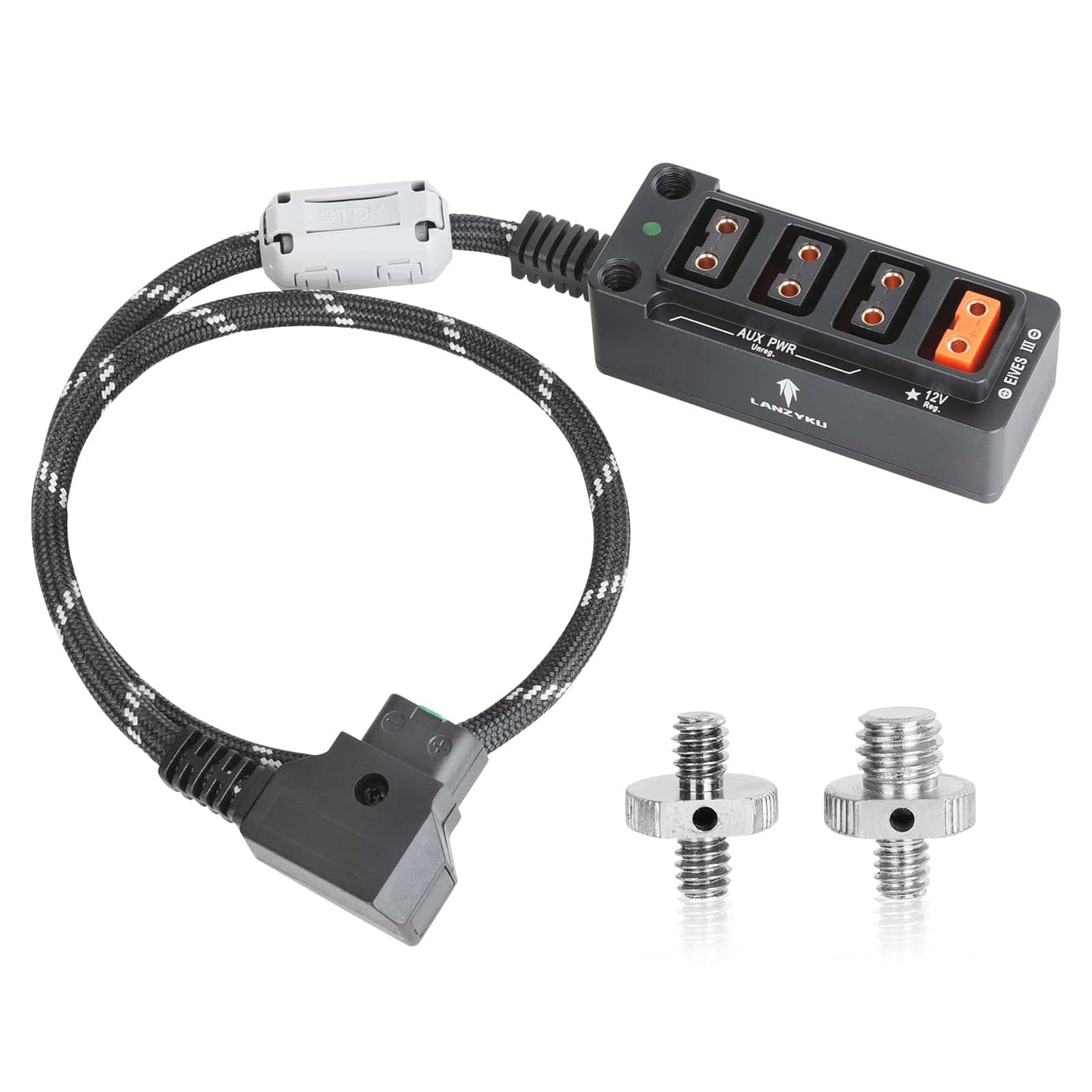 Divisor de P-Tap y D-Tap regulado de 12V con protección