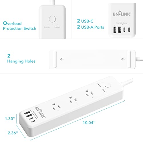 Tira de enchufe inteligente BN LINK con protector contra - Image 7